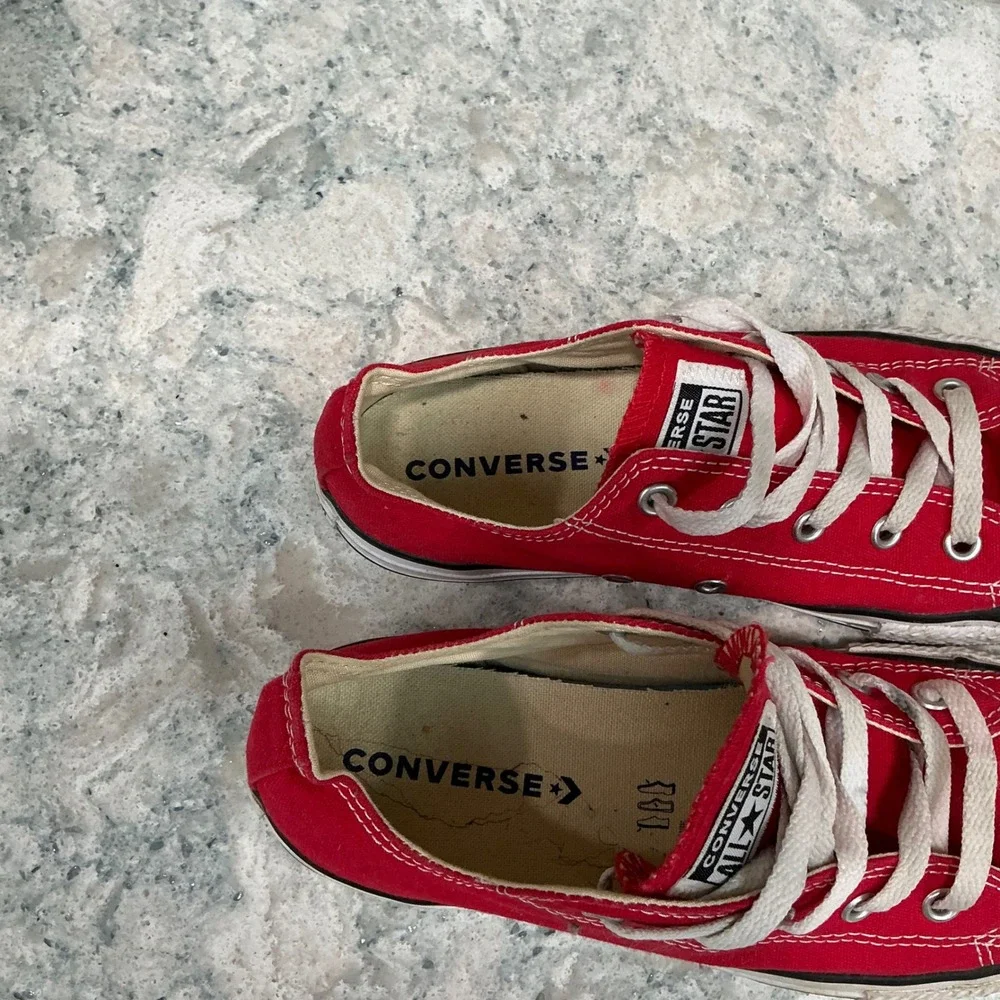 Converse Sneakers Chuck Taylor All Star Youth 3 Red Canvas Low Top 3J236